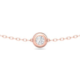 Sugarock Sugarock 14K Rose Gold Necklace F-G VS