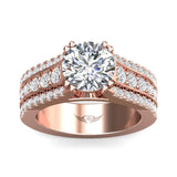Sugarock Encore 18K Rose Gold Engagement Ring DEF VVS-VS