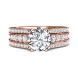 Sugarock Encore 14K Rose Gold Engagement Ring DEF VVS-VS