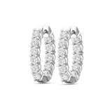 Sugarock Sugarock 14K White Gold Earring F-G VS