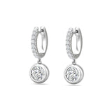 Sugarock Sugarock 14K White Gold Earring F-G VS