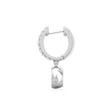 Sugarock Sugarock 14K White Gold Earring F-G VS