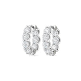 Sugarock Sugarock 14K White Gold Earring F-G VS