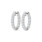 Sugarock Sugarock 14K White Gold Earring F-G VS