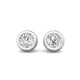Sugarock Sugarock 14K White Gold Earring F-G VS