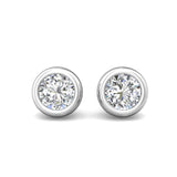 Sugarock Sugarock 14K White Gold Earring F-G VS