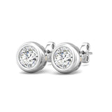 Sugarock Sugarock 14K White Gold Earring F-G VS