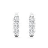 Sugarock Sugarock 14K White Gold Earring F-G VS