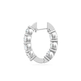 Sugarock Sugarock 14K White Gold Earring F-G VS