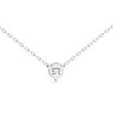 Sugarock Sugarock 14K White Gold Pendant F-G VS