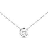 Sugarock Sugarock 14K White Gold Pendant F-G VS