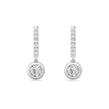 Sugarock Sugarock 14K White Gold Earring F-G VS