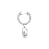Sugarock Sugarock 14K White Gold Earring F-G VS