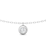 Sugarock Sugarock 14K White Gold Necklace F-G VS