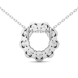 Sugarock Sugarock 14K White Gold Pendant F-G VS