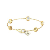 Sugarock Sugarock 14K Yellow Gold Bracelet F-G VS