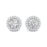 Sugarock Sugarock 18K White Gold Earring F-G VS