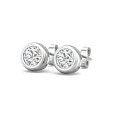 Sugarock Sugarock 18K White Gold Earring F-G VS