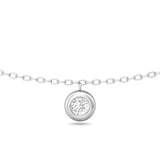 Sugarock Sugarock 18K White Gold Necklace F-G VS