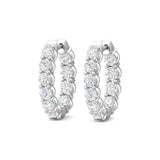 Sugarock Sugarock 18K White Gold Earring F-G VS
