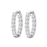 Sugarock Sugarock 18K White Gold Earring F-G VS