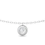 Sugarock Sugarock 18K White Gold Necklace F-G VS