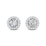 Sugarock Sugarock 18K White Gold Earring F-G VS