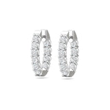 Sugarock Sugarock 18K White Gold Earring F-G VS