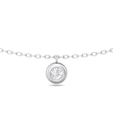 Sugarock Sugarock 18K White Gold Necklace F-G VS