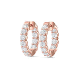Sugarock Sugarock 18K Rose Gold Earring F-G VS