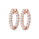 Sugarock Sugarock 18K Rose Gold Earring F-G VS