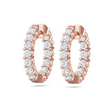 Sugarock Sugarock 18K Rose Gold Earring F-G VS