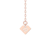 Sugarock Sugarock 18K Rose Gold Necklace F-G VS