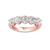 Sugarock Sugarock 18K Rose Gold Anniversary Band F-G VS