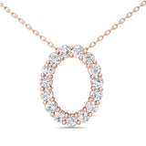 Sugarock Sugarock 18K Rose Gold Pendant F-G VS