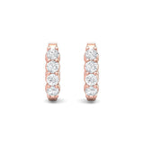 Sugarock Sugarock 18K Rose Gold Earring F-G VS