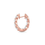 Sugarock Sugarock 18K Rose Gold Earring F-G VS