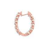Sugarock Sugarock 18K Rose Gold Earring F-G VS