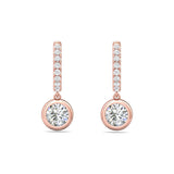 Sugarock Sugarock 18K Rose Gold Earring F-G VS