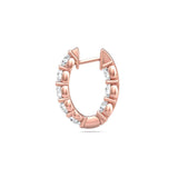 Sugarock Sugarock 18K Rose Gold Earring F-G VS