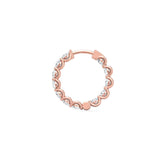 Sugarock Sugarock 18K Rose Gold Earring F-G VS