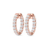 Sugarock Sugarock 18K Rose Gold Earring F-G VS