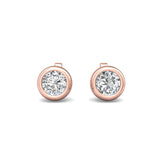 Sugarock Sugarock 18K Rose Gold Earring F-G VS