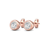 Sugarock Sugarock 18K Rose Gold Earring F-G VS