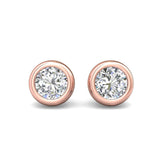 Sugarock Sugarock 18K Rose Gold Earring F-G VS