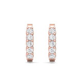 Sugarock Sugarock 18K Rose Gold Earring F-G VS
