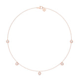 Sugarock Sugarock 18K Rose Gold Necklace F-G VS