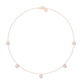 Sugarock Sugarock 18K Rose Gold Necklace F-G VS