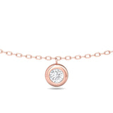 Sugarock Sugarock 18K Rose Gold Necklace F-G VS