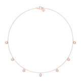 Sugarock Sugarock 18K Rose Gold Necklace F-G VS